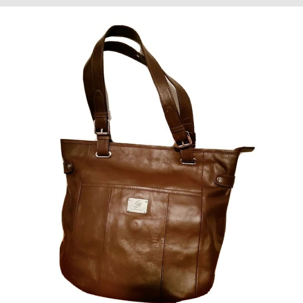 Brown Leather Tote Bag - Classic Women's Shoulder Bag